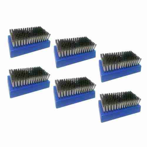 Anilox Brush - PrinteXEL (6 Units) (Stainless Steel .005, Plastic Handle)